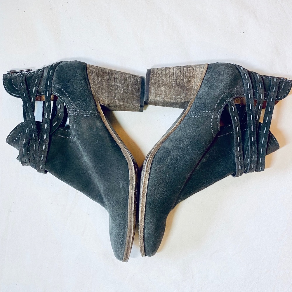 Frye Women’s Booties Gray Suede Size 7.5